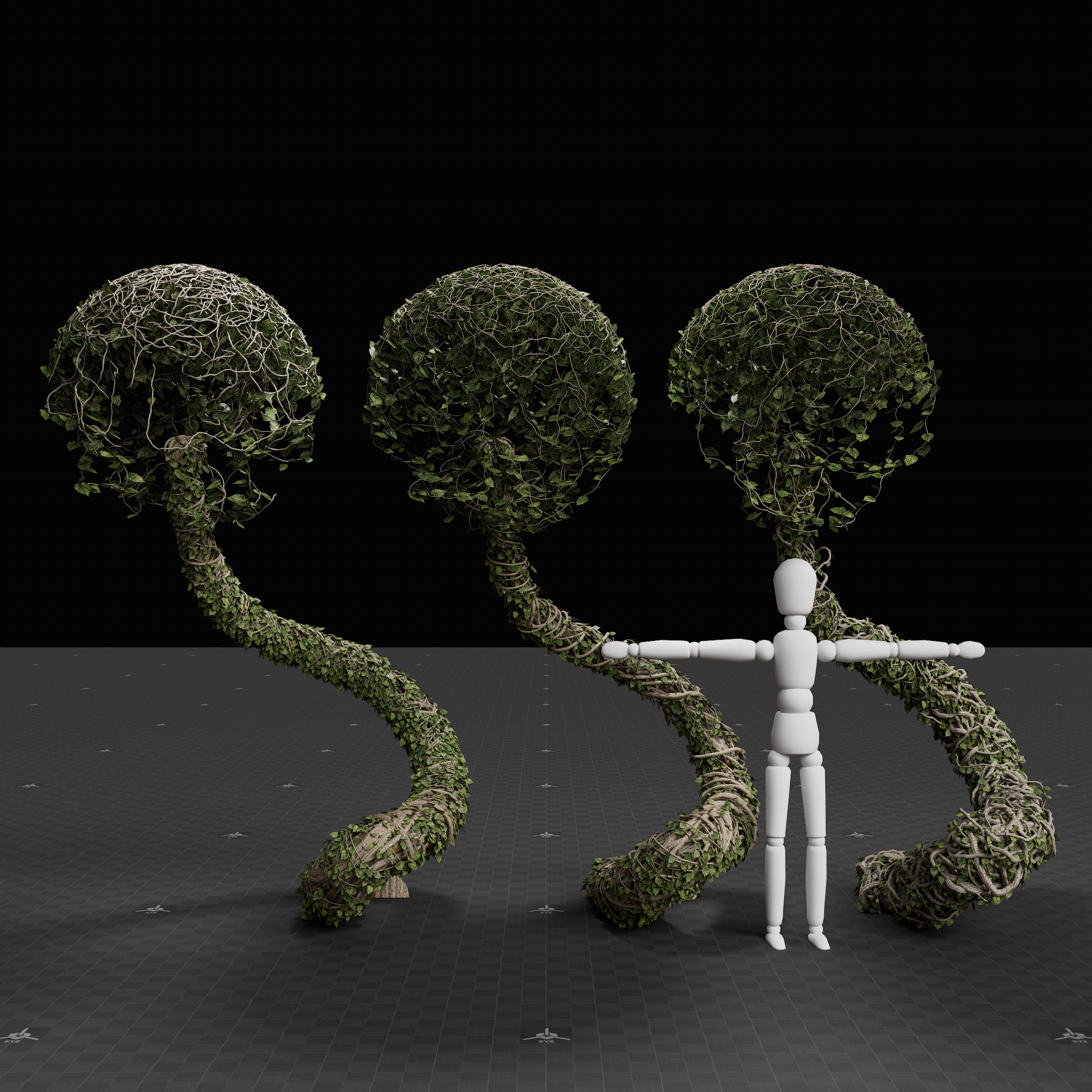 Surreal Plant - Small Tree Set 02