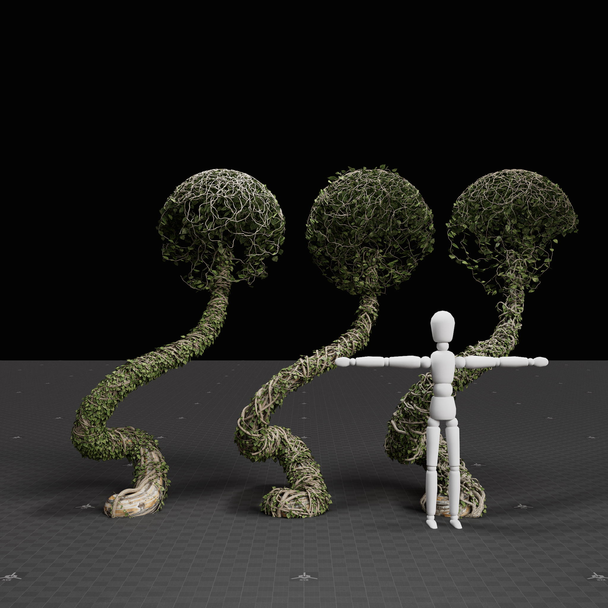 Surreal Plant - Small Tree Set 02