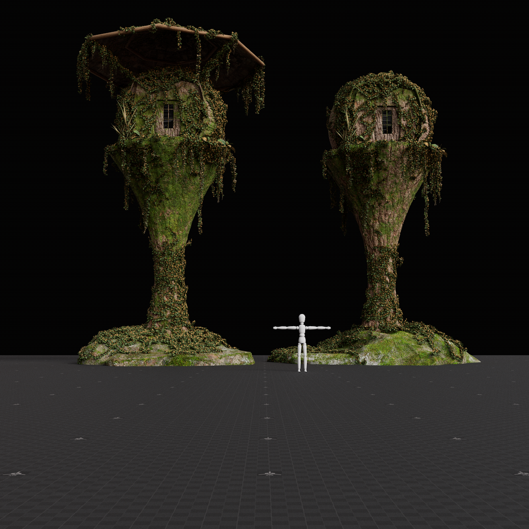 Surreal Treehouse Set