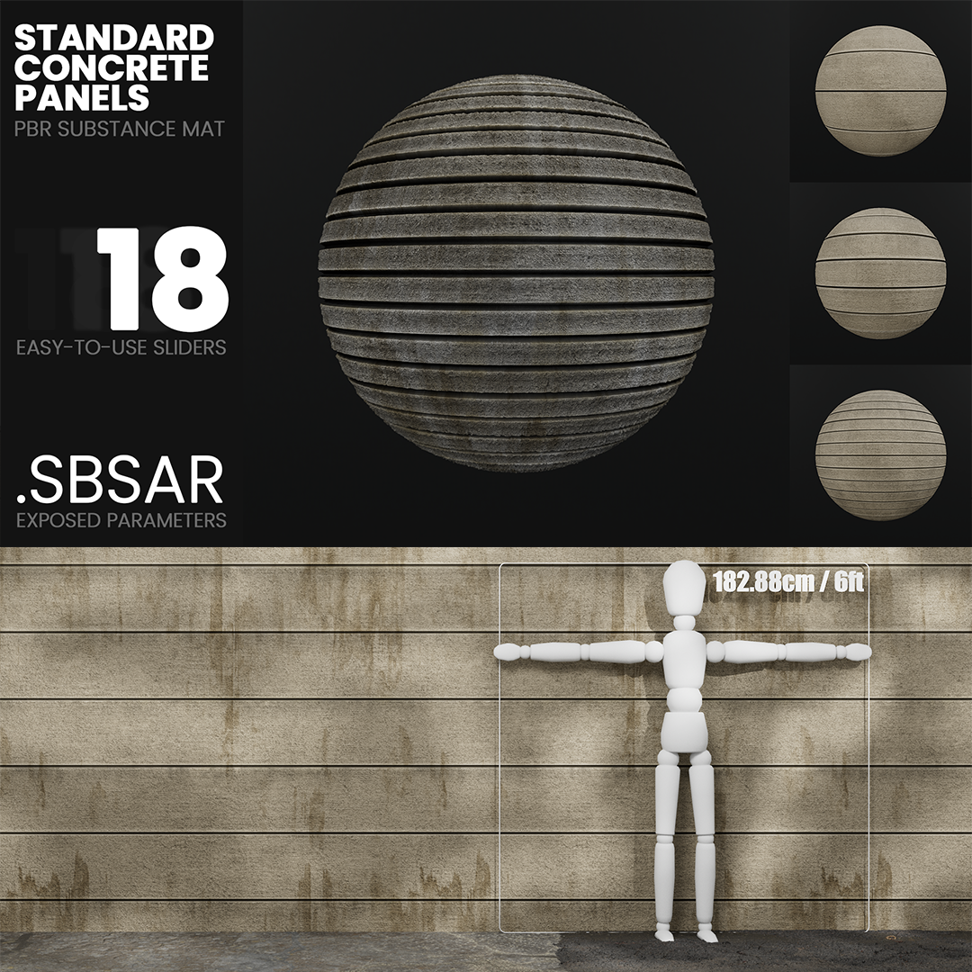Substance Material - Standard Concrete Panel