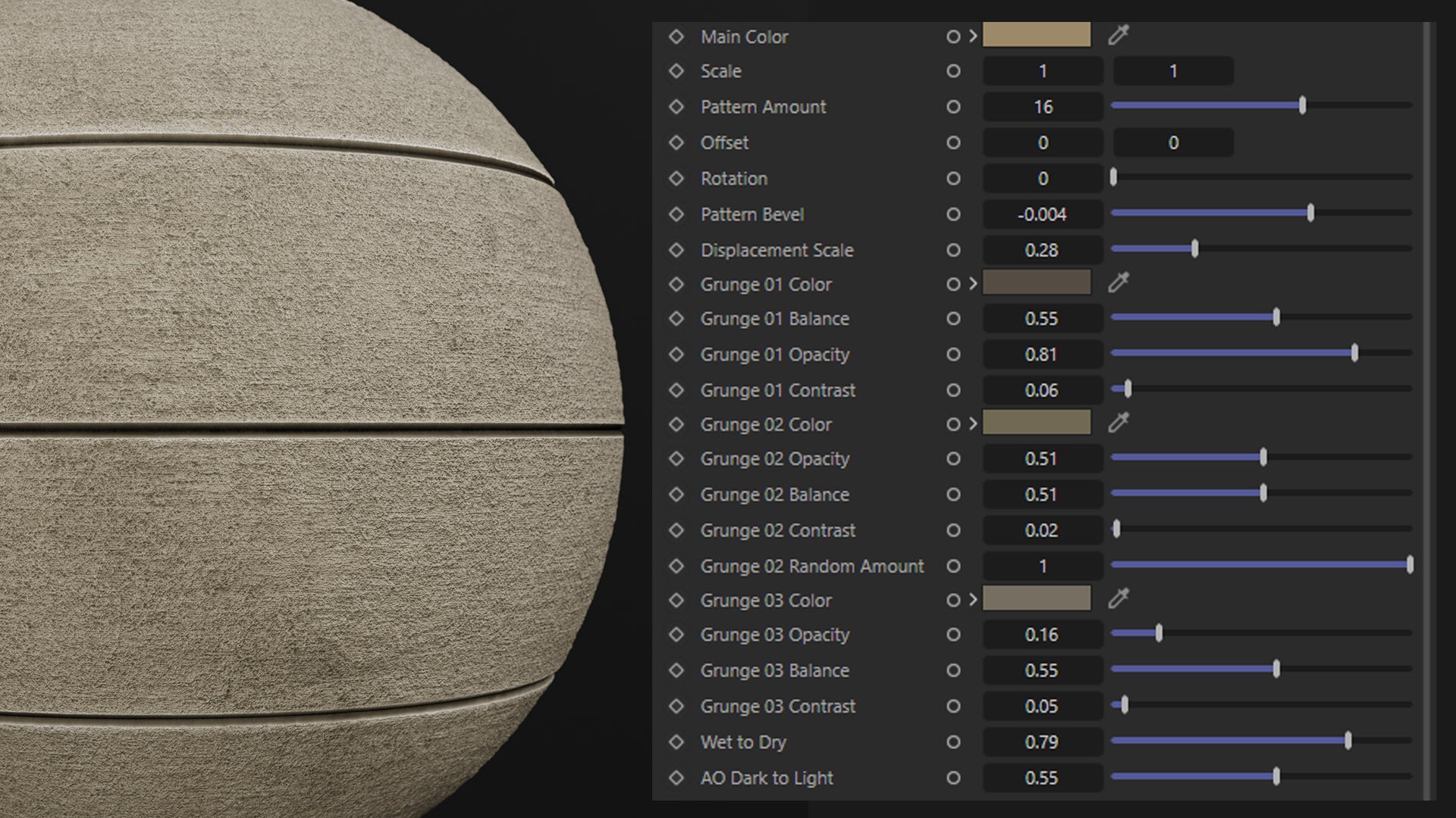Substance Material - Standard Concrete Panel