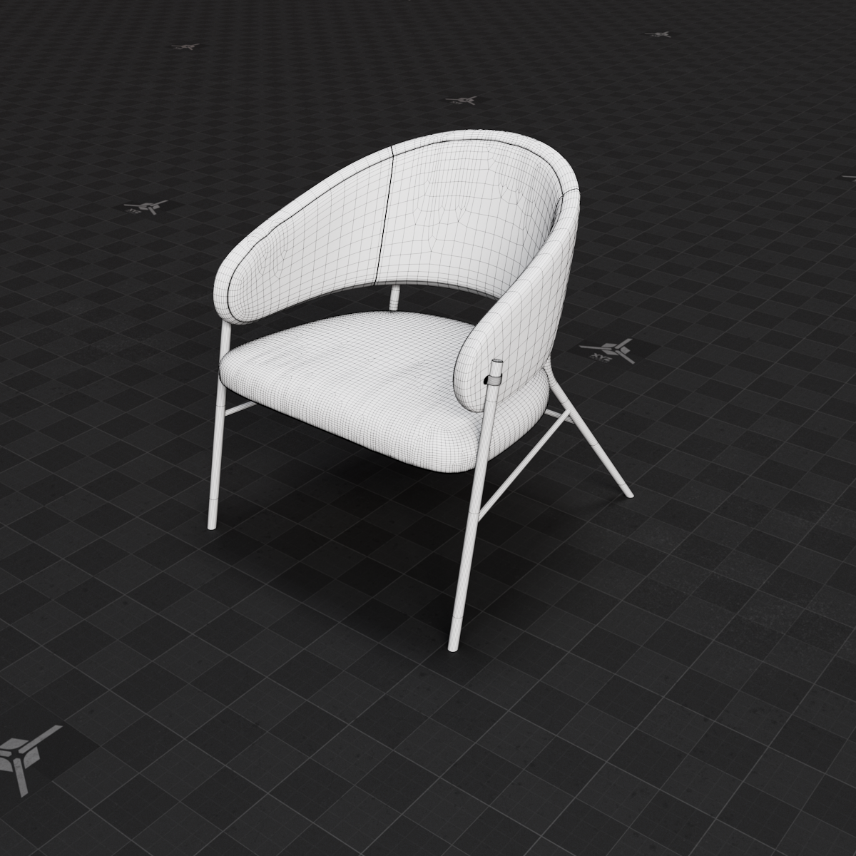 Base Mesh - Archviz - Chair 01