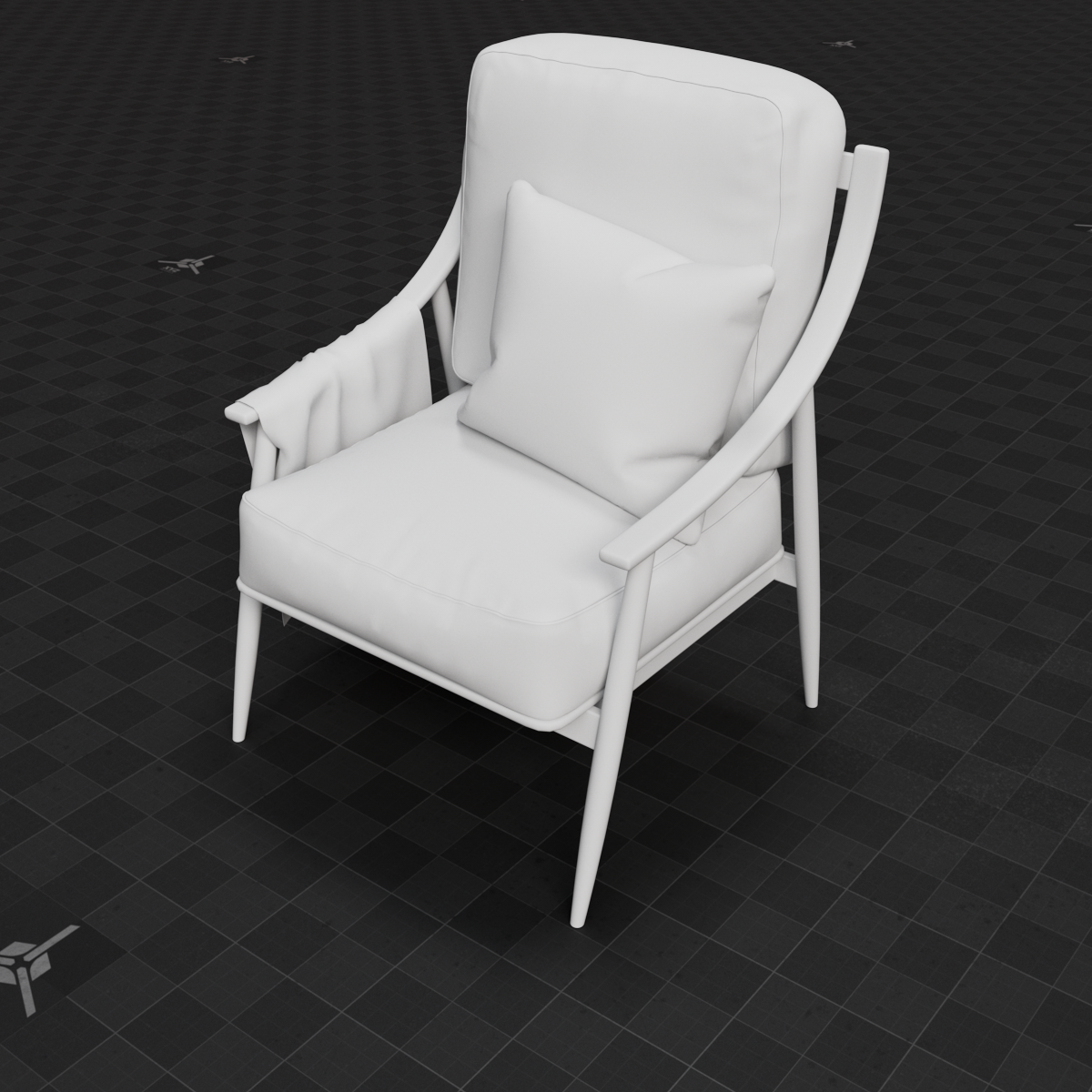 Base Mesh - Archviz - Chair 05