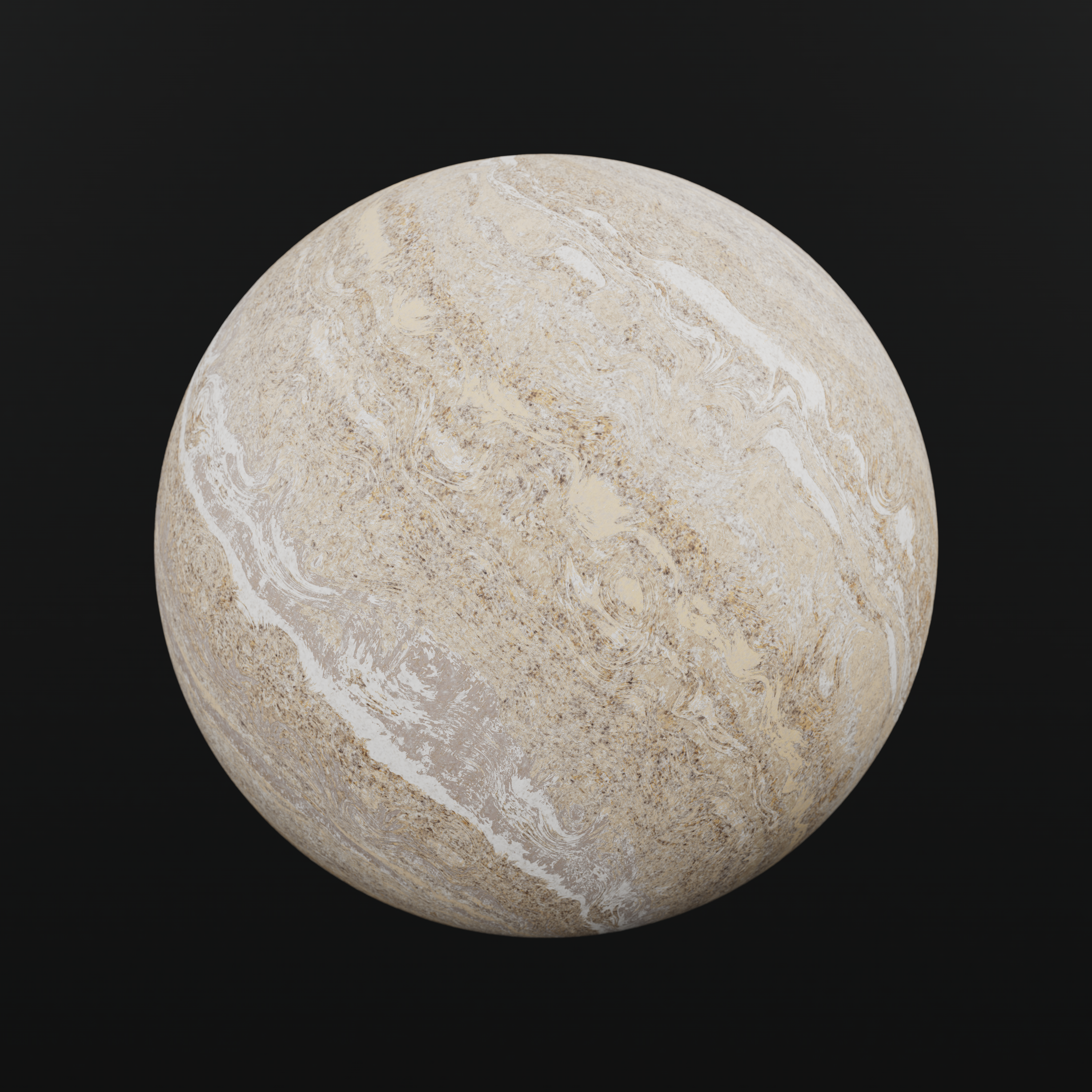 Substance Material - Polished Travertine