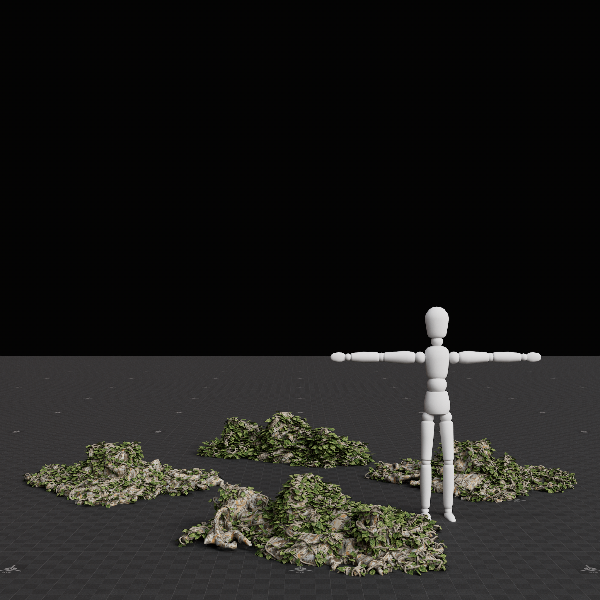 Surreal Plant - Roots Ivy Set 01