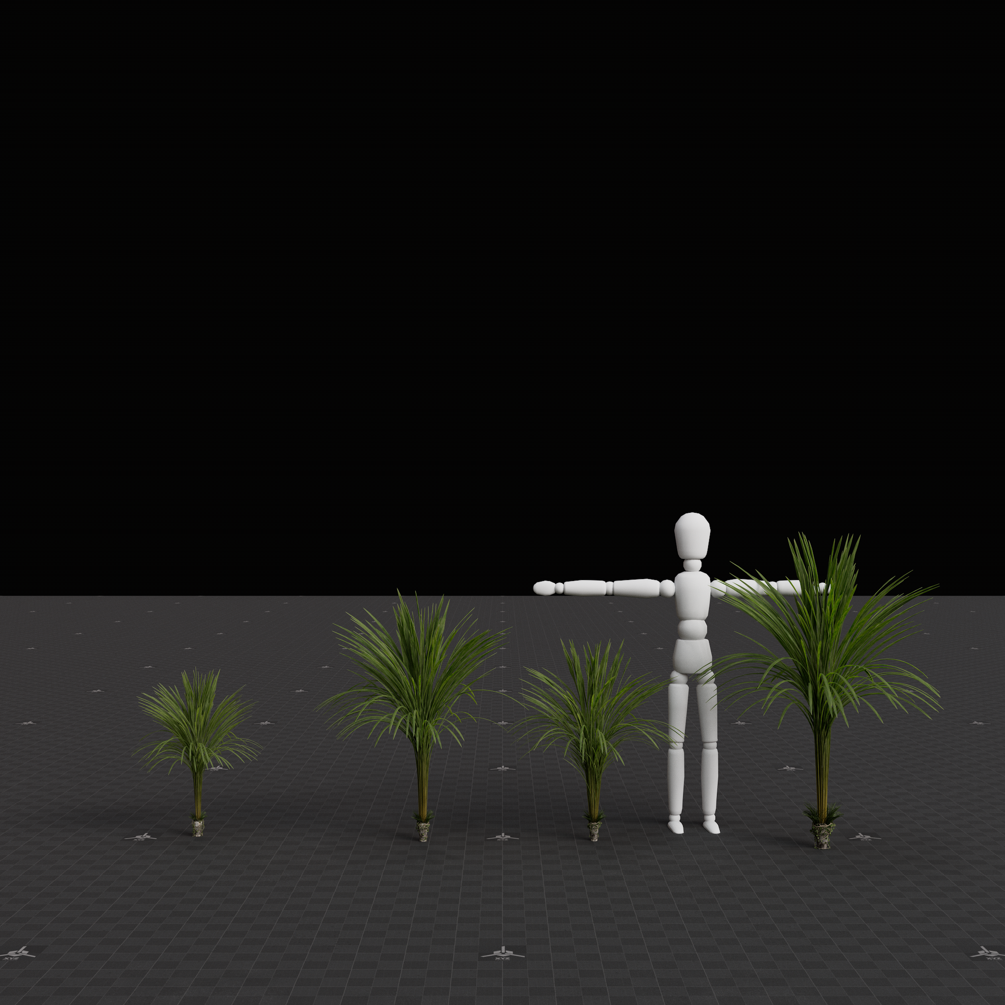 Surreal Plant - Small Palm Set 01