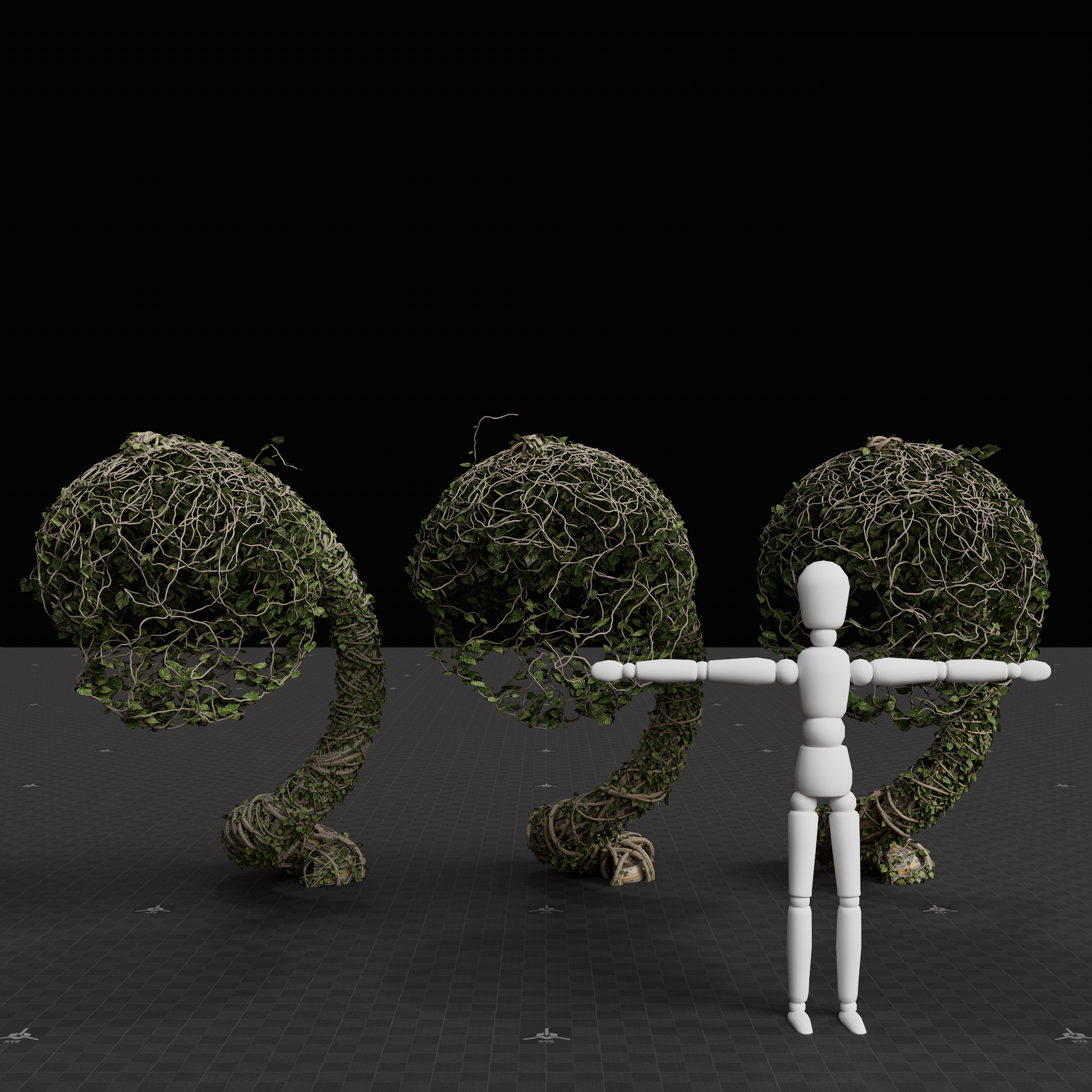 Surreal Plant - Small Tree Set 03