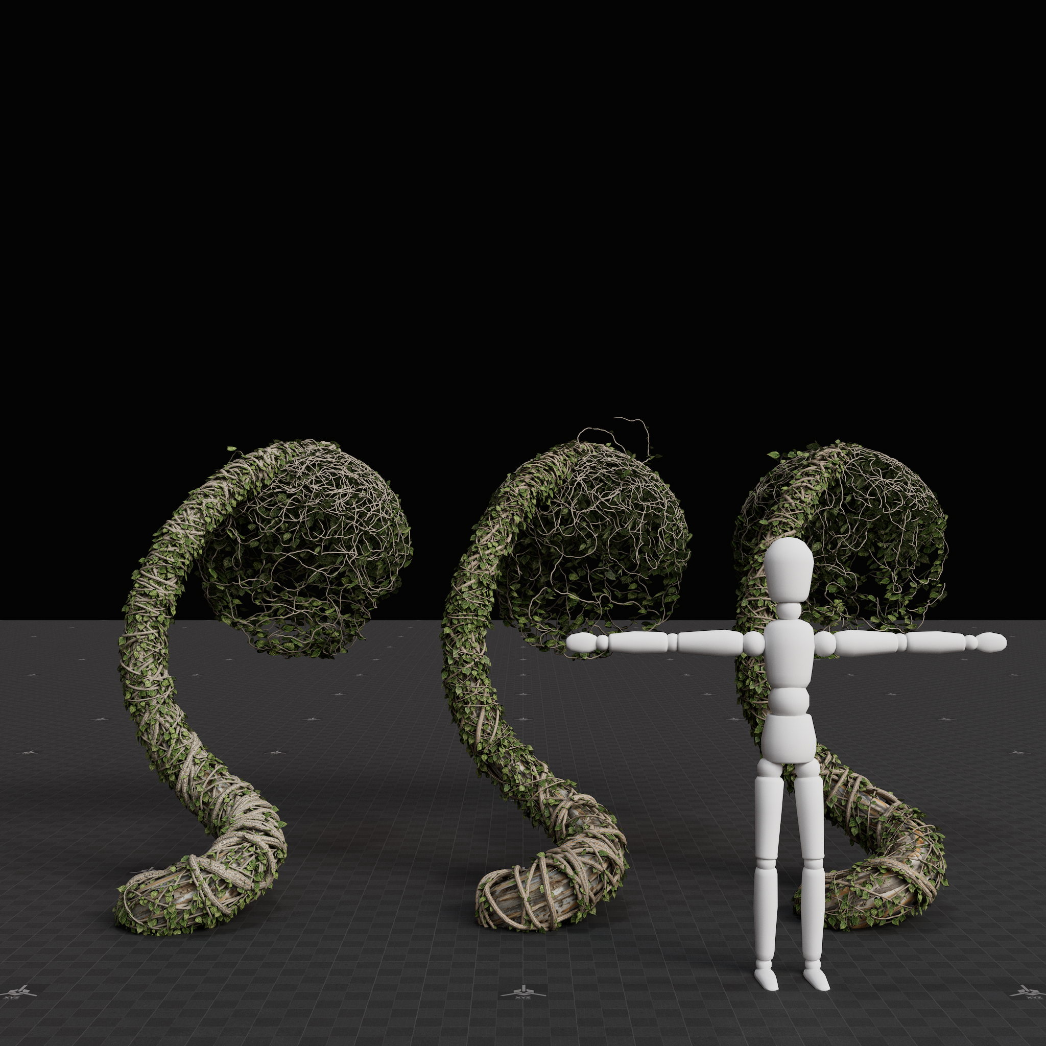 Surreal Plant - Small Tree Set 03