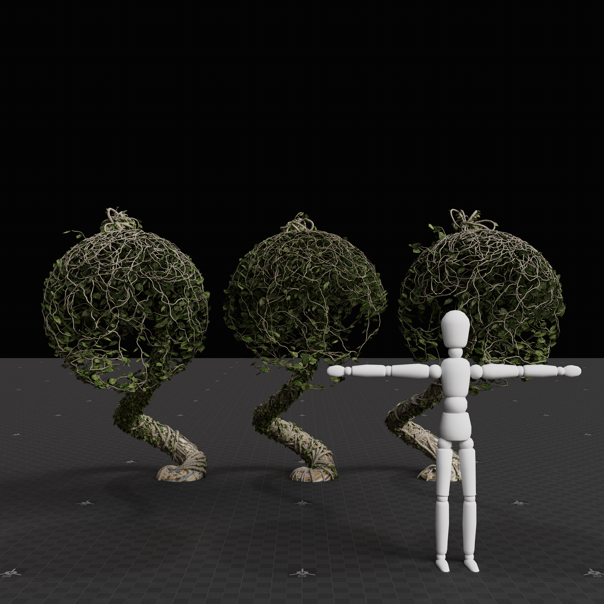 Surreal Plant - Small Tree Set 04