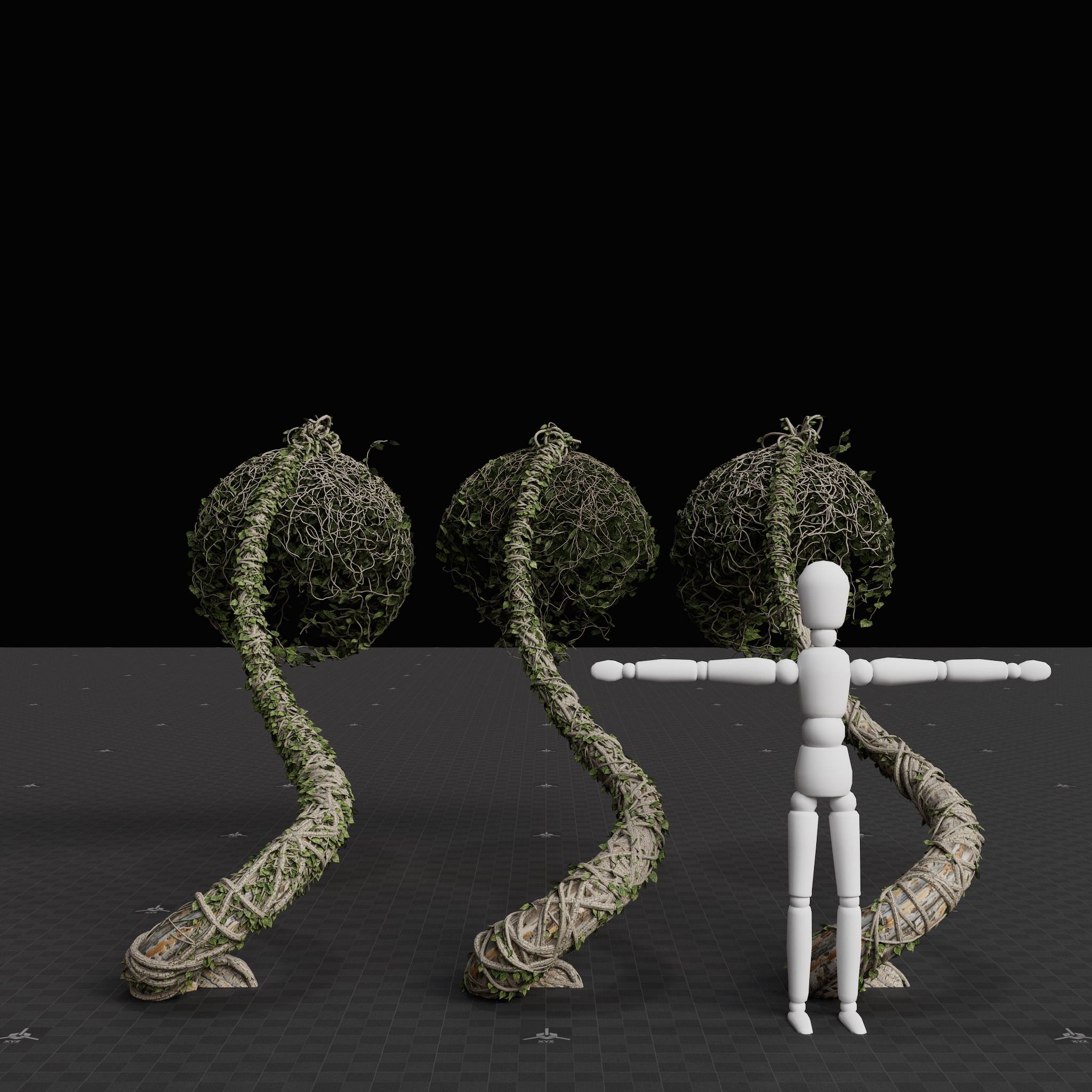 Surreal Plant - Small Tree Set 04